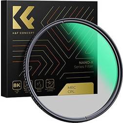 K&F Concept 77MM CPL Filter 28 Layer Super Slim CPL Circular Polarizer Filter Multicoated Polarized MRC Filter