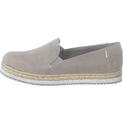 Toms Drizzle Grey Suede Female Slip-On Beige/Marrón