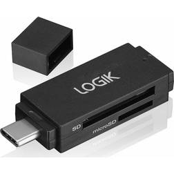 Logik LCRTPC23 USB Type-C Memory Card Reader