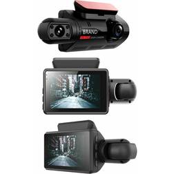 Bedee Bedee 1080P Dual Lens Car DVR Front