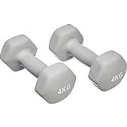 Amazon Basics Neoprene Dumbbell Pair 8 kg 4 kg Set of 2