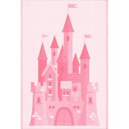 Ekelund Linneväveri Castle Baby Blanket 72 x 105 cm Pink