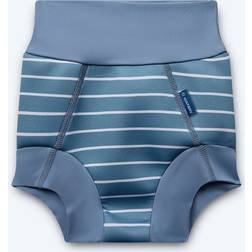 Watery blebadebukser til børn Neoprene Swim Nappy Nordic Blue Stripes Testvinder 6-12 mdr