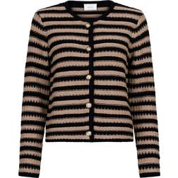 Neo Noir Limone Stripe Knit Jacket