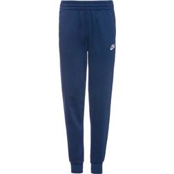 NIKE Kid's Sportswear Club Fleece Joggers - Midnight Navy/White