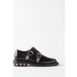 Toga Virilis Black Hardware Monkstraps IT