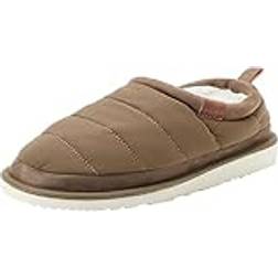 Jack & Jones – Bruna vadderade toffor nylon-Brown