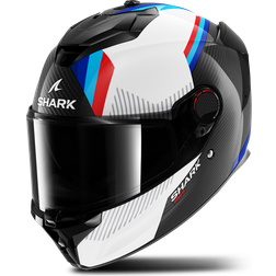 Shark Integralhjelm Spartan GT Pro Dokhta, Carbon/Hvid/Blå