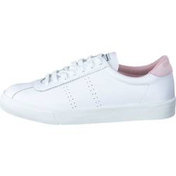 Superga 2843 Club Comfort Leather White-pink Lt A4x Vit