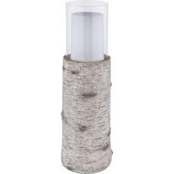 Globo Solar Birch Trunk Natural/White Sockellampe 43.5cm
