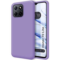 TuMundoSmartphone Silicone Liquid Ultra Soft Case for Huawei Honor 70 Lite 5G