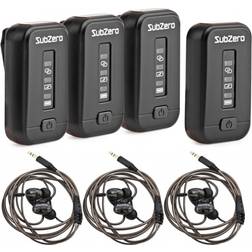 SubZero Voxlink Move In Ear Monitor 3-Pack