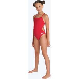 Arena Girls Team Swimsuit - Red/White