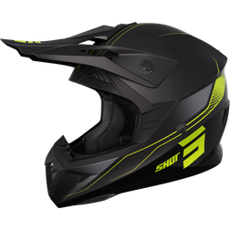 Shot Crosshelm Pulse Edge - Neongelb