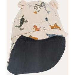 Liewood Gorm Reversible Sun Hat, Sun Hats, Cream, 9-12 months 9-12 months