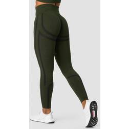 ICANIWILL Rush Seamless Tights - Dark Green