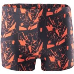 Aqua Kid's Swimming Trunks - Black/Orange