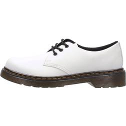 Dr. Martens Junior 1461 Leather Lace Up Shoes White