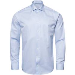 Eton Striped Fine Twill Shirt - Blue