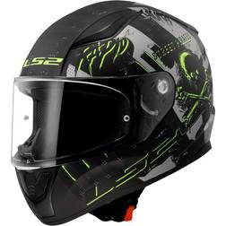 LS2 FF353 Rapid II Pirates Helmet - Matt Black/Grey/Yellow