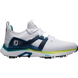 FootJoy Golf HyperFlex Men Spiked Shoes White/Lime/Navy