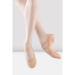 Bloch Ladies Pro Elastic Canvas Ballet Shoes, Pink Canvas pink canvas
