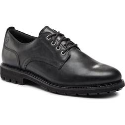 Clarks Batcombe Tie Leather Shoes - Black