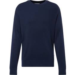 NN07 Kevin Ribbed Sweater - Navy Blue