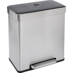 Amazon Basics Rectangular Recycling Rubbish Bin 60 Litres