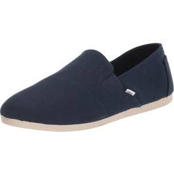 Toms Redondo Loafer Flat Kanvas - Marinblå