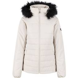 Trespass Womens Translate Warm Padded Hooded Coat White