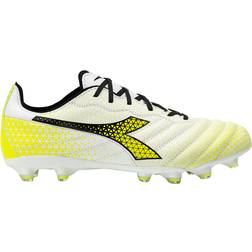 Diadora Men's Brasil Elite GR LT LP12 Molded Soccer Cleats White