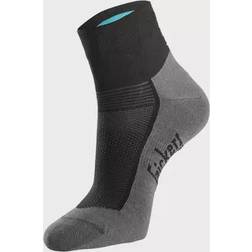 Snickers Workwear Low Socks - Grey Melange/Black