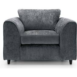 Furnishings For Less UK Armchair Monaco Crushed Chenille Sofa