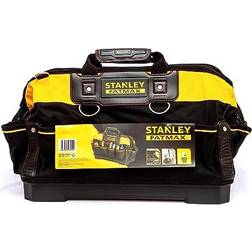 Stanley Tools FATMAX Technician Tool Bag, Heavy Duty 600 Denier and Leather, Multifunctional Tool Storage Organiser, 18 Inch, 1-93-950