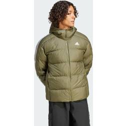 adidas Doudoune À Capuche Semi-épaisse Essentials - Olive Strata