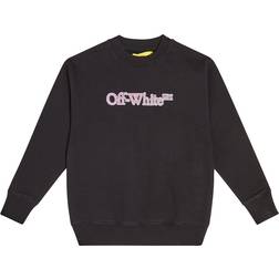 Off-White Kid's Big Bookish Cotton Jersey Sweatshirt - Black