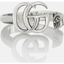 Gucci Double sterling silver ring silver MM