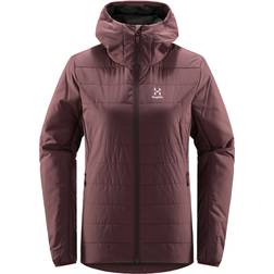 Haglöfs Mimic Silver Hood W Burgundy Brown Storlek XL