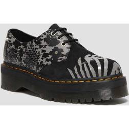 Dr. Martens Womens 1461 Quad Shoes Black Leather