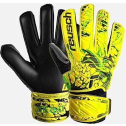 reusch Goalkeeper Attrakt Solid Gloves - Yellow/Black