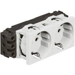 Legrand Stik Schuko 2X2P+E 16A 4M Hvid 10 st