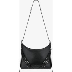 Givenchy Uld Lædertaske Med Skulderrem Og Spædedetalje - Sort