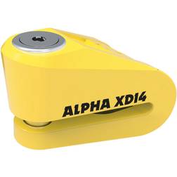 Oxford Alpha XD14, Disc brake locks motorcycles, Yellow