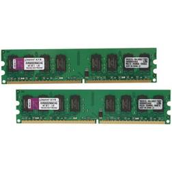 Kingston ValueRAM 4GB 2 x 2GB DDR2 800 PC2 6400 Dual Channel Kit Desktop Memory Model KVR800D2N6K2/4G