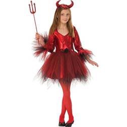 Bristol Novelty Girls Devil Halloween Costume