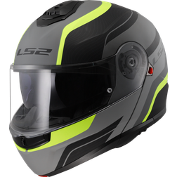 LS2 FF908 Strobe II Monza Helmet - Matt Black/Grey/Yellow