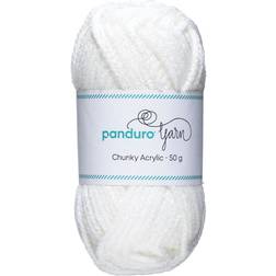Panduro Garn Chunky Acrylic 50 g hvid