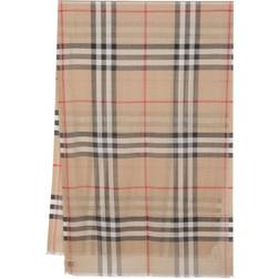 Burberry Giant Checked Gauze - Beige