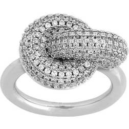 Edblad Redondo Sparkle Ring - Silver/Transparent